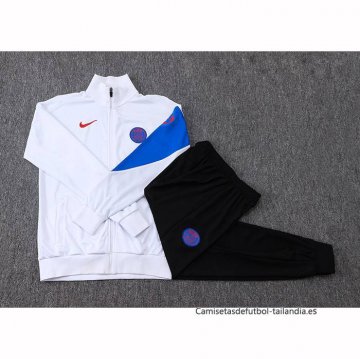 Chandal de Chaqueta del Paris Saint-Germain Nino 2025-2026 Blanco